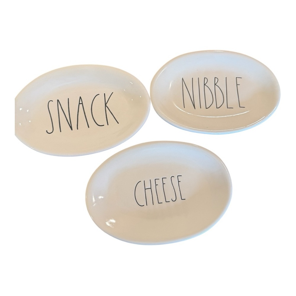 Rae Dunn Snack Plates